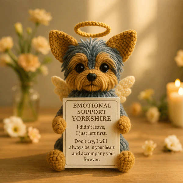 🐕👼 Cagnolino angelo lavorato all'uncinetto a mano: un ricordo personale per commemorare e celebrare il proprio animale domestico! ✨