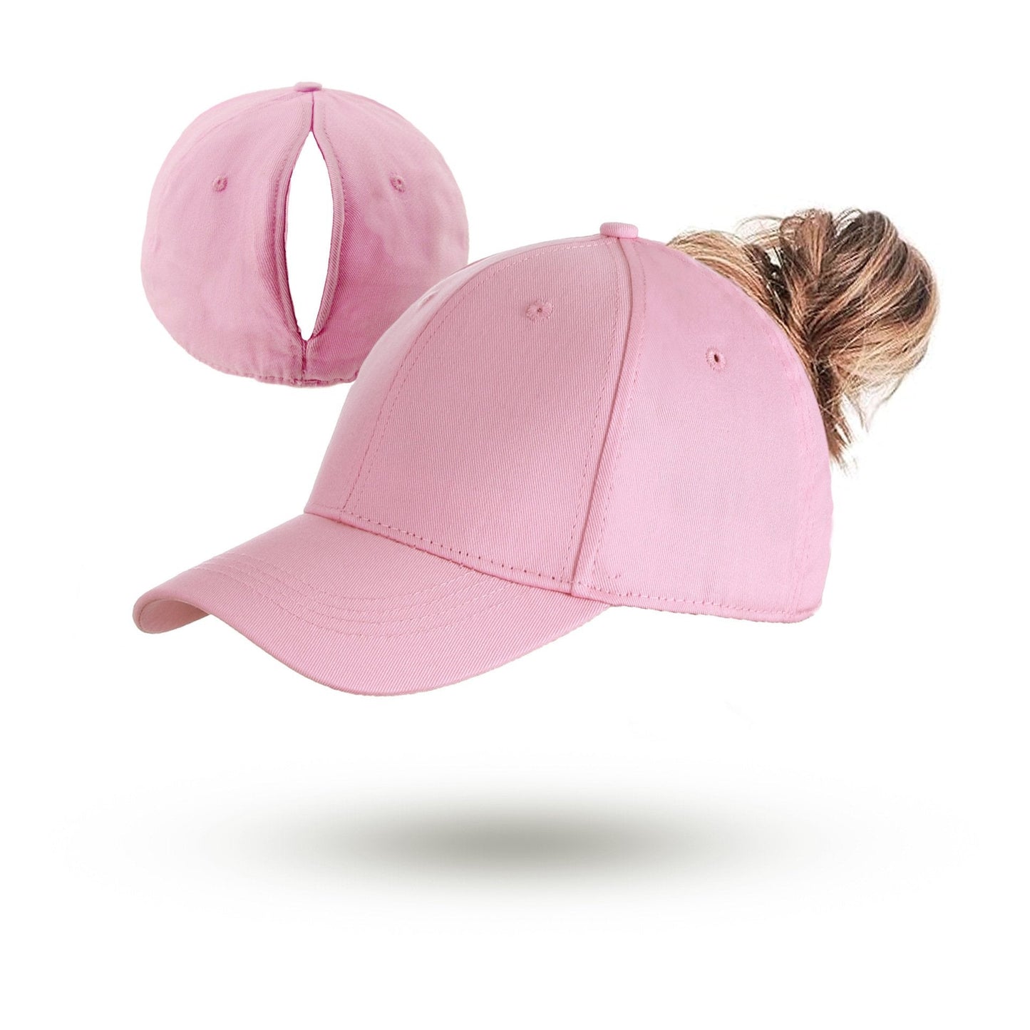 Cappellino da baseball con coda di cavallo e chiusura magnetica