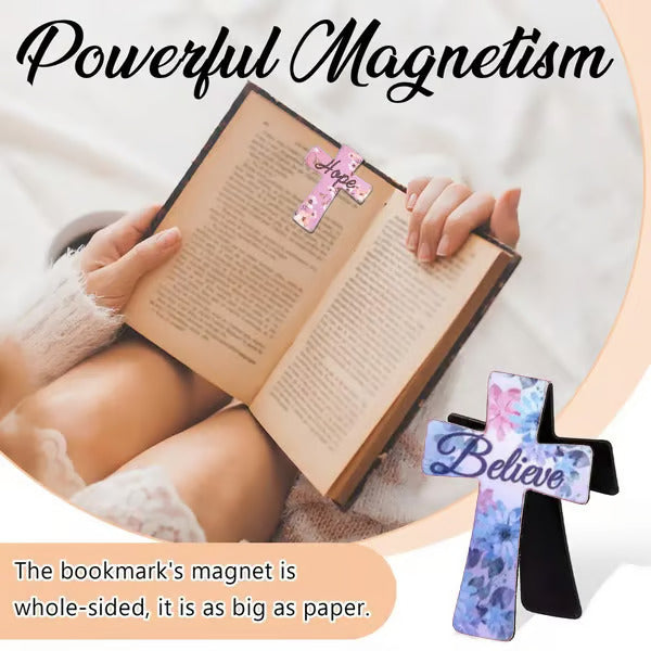 📖16 segnalibri magnetici a forma di croce, ideali per lo studio della Bibbia, lettori, insegnanti e studenti🌸