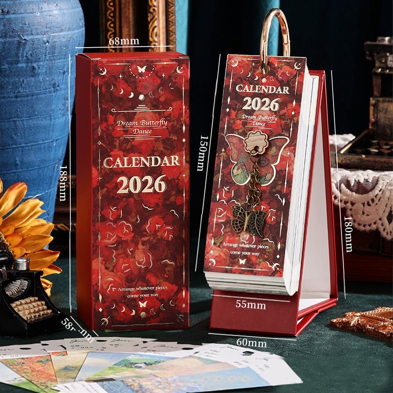 🎨 Calendario 2026 con pittura a olio in stile europeo vintage