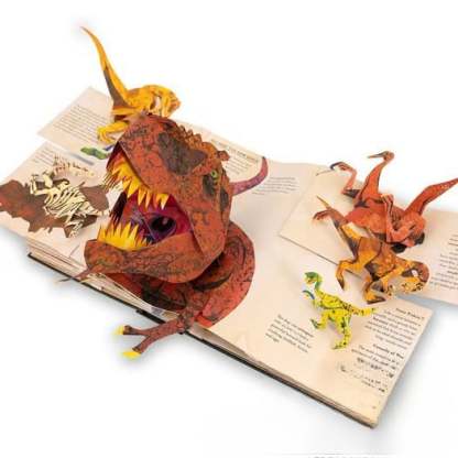 🦖Enciclopedia 3D Prehistorica Dinosauri📙COPERTINA RIGID