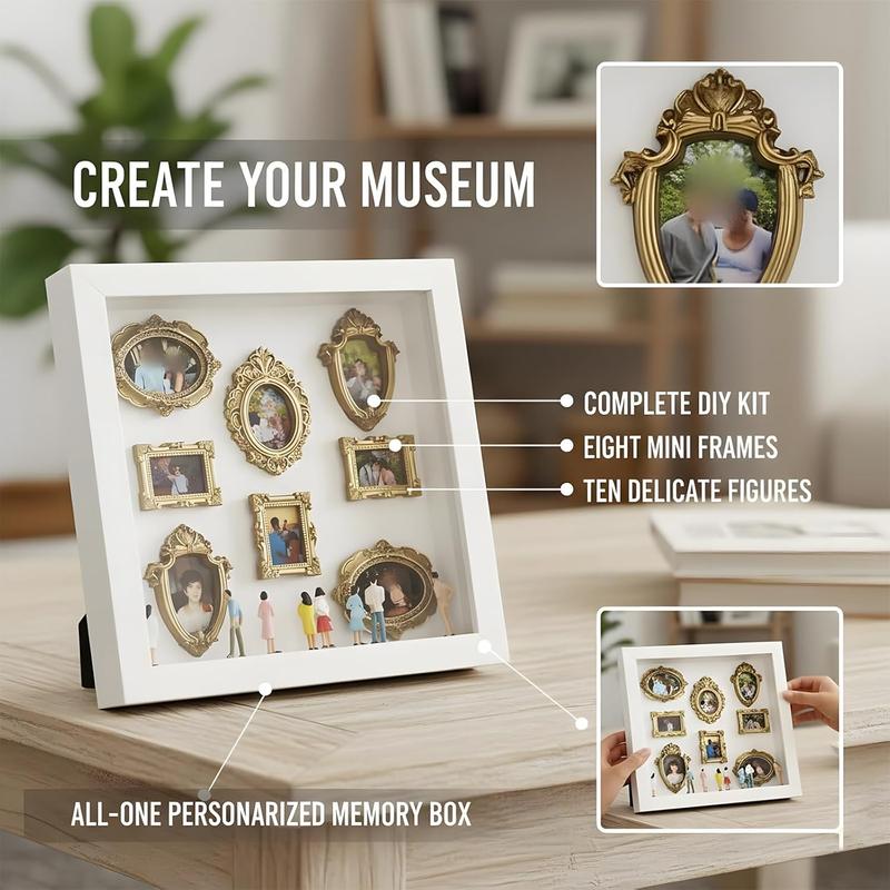 ✨Mini museo fai da te con scatola silhouette – Celebra i tuoi ricordi unici con stile