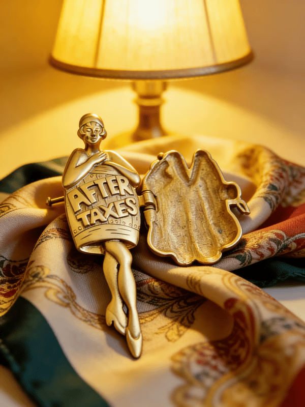 🔥Saldi scottanti - Spilla figurativa mobile Flapper Girl vintage anni '20