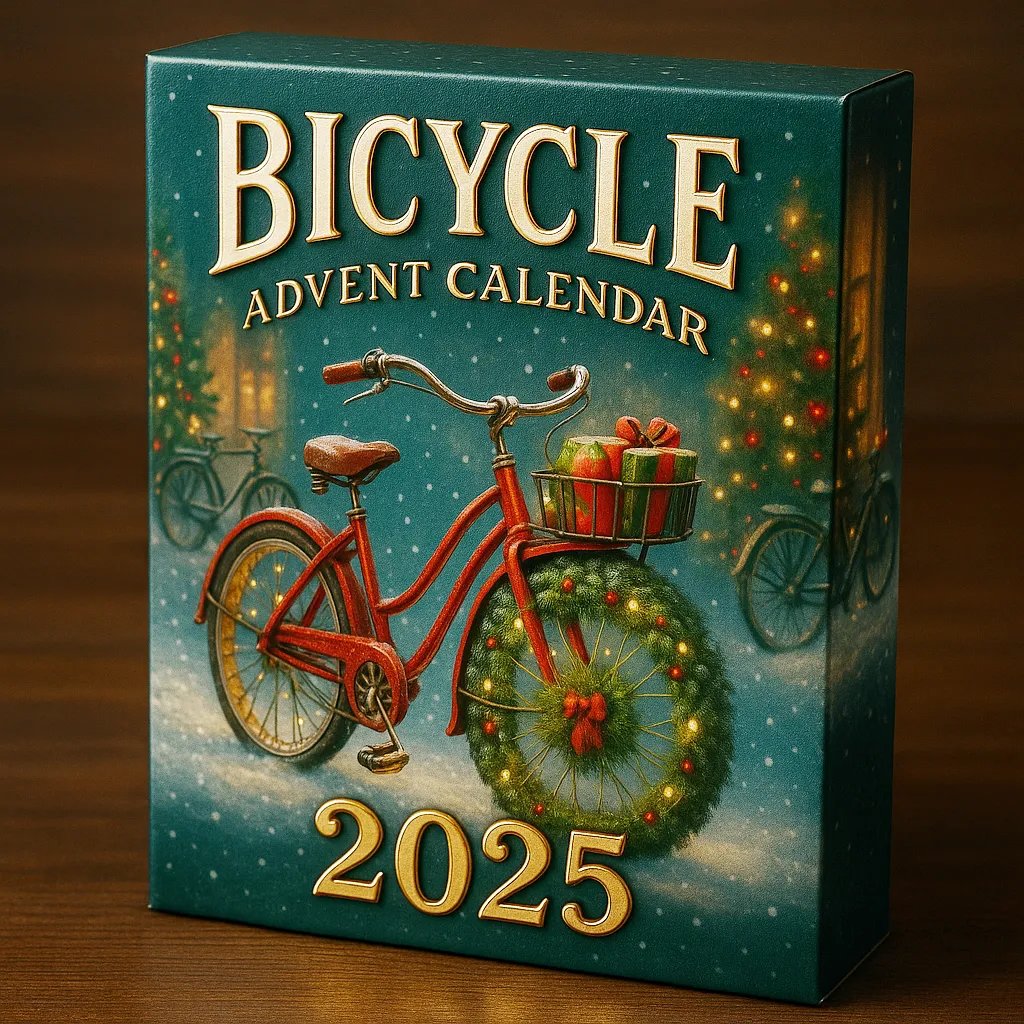 Calendario dell'Avvento a tema bicicletta 2025