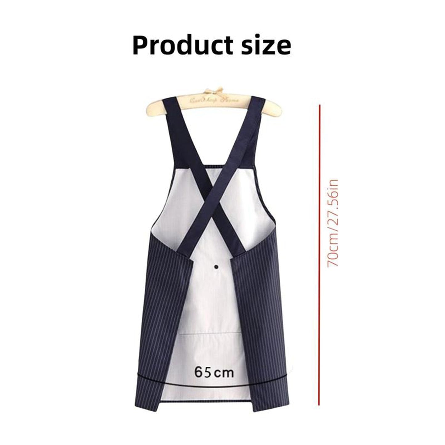 🔥Sconto natalizio anticipato del 49%✨Grembiule con tasche per donna e uomo, design incrociato sul retro con asciugaman