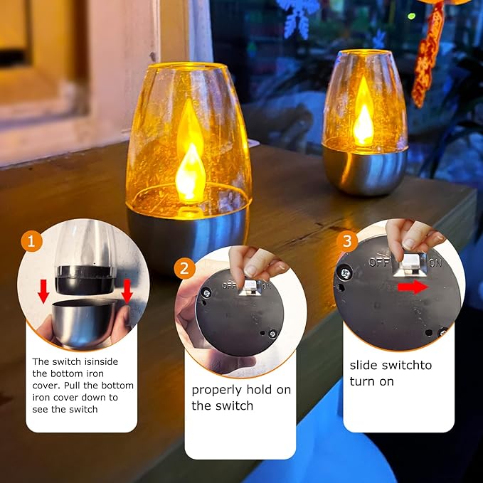 ☀️ Candele da tè alimentate a energia solar