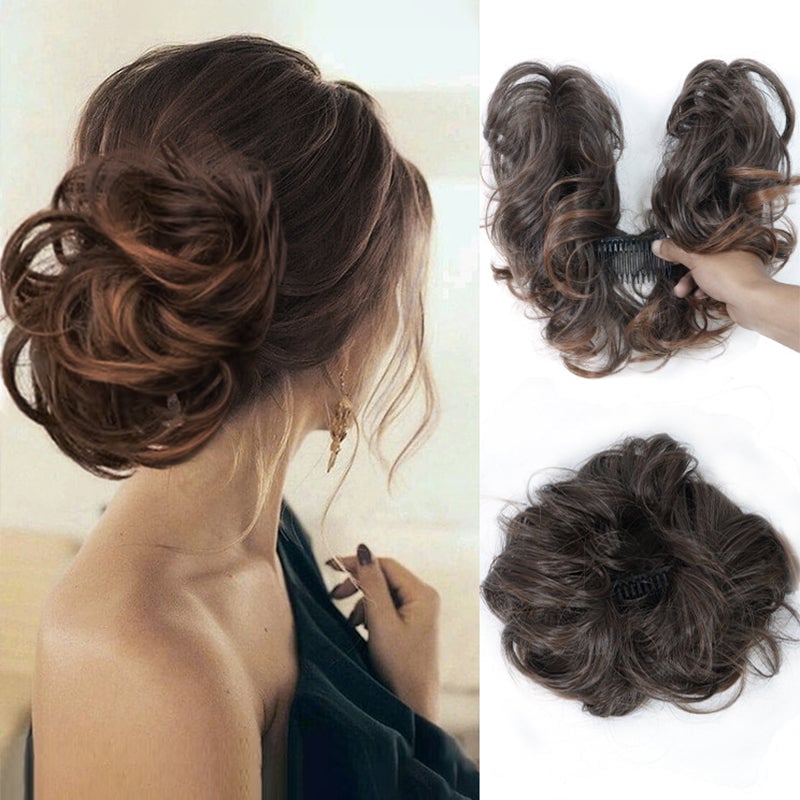 🥰Il miglior pettine laterale clip in accessori per capelli-parrucca✨