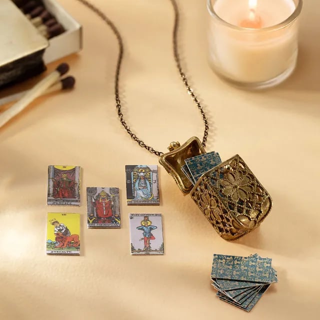 📿Collana con mazzo di tarocchi in miniatura