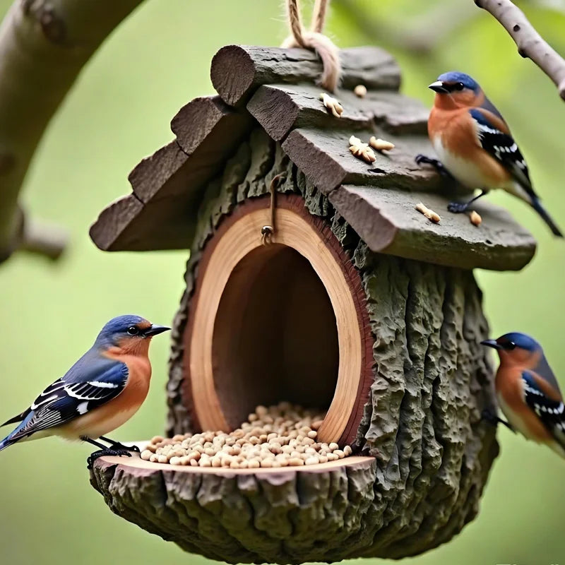 Mangiatoia per uccelli da esterno per decorare il giardino