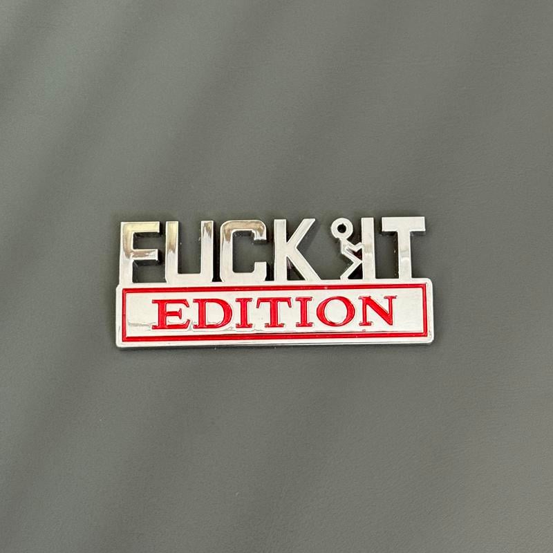 🏆Ultimo giorno Acquista 1 e ricevi 1 gratis🚗💨Emblema FVCK IT Edition