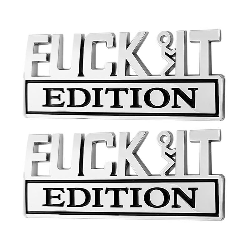 🏆Ultimo giorno Acquista 1 e ricevi 1 gratis🚗💨Emblema FVCK IT Edition