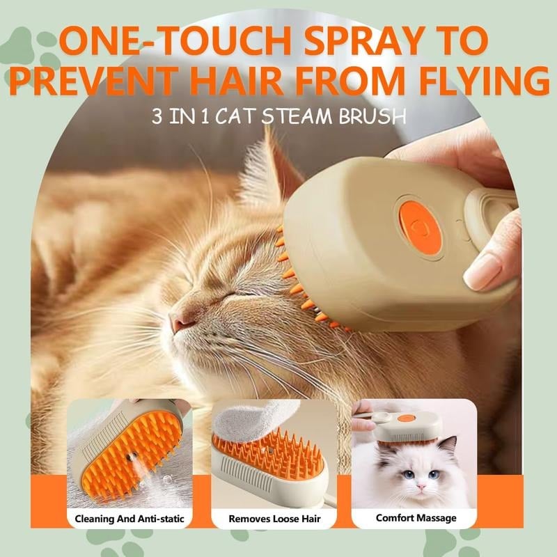 🔥Promozione dell'ultimo giorno 49% DI SCONTO - Spazzola a vapore per animali domestici