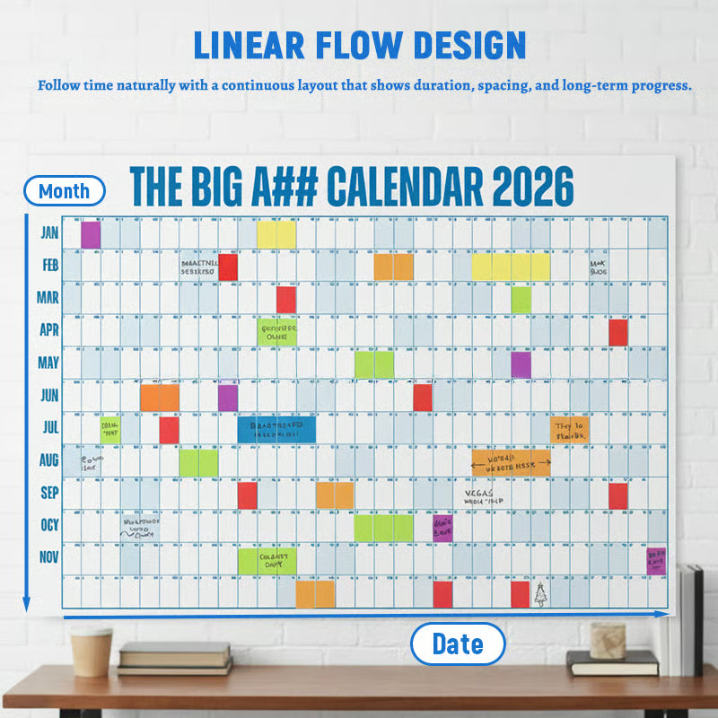 🔥Saldi di Capodanno 50% di sconto🔥Il calendario Big A 2026 - Progetta il tuo fantastico 2026