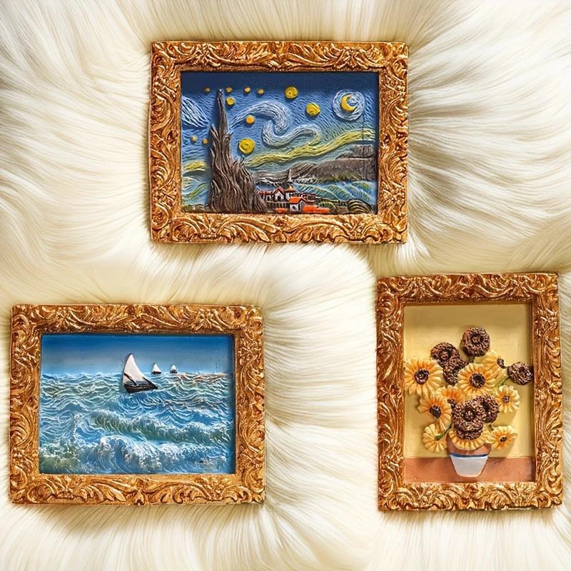 Set di magneti da frigo ispirati a Van Gogh