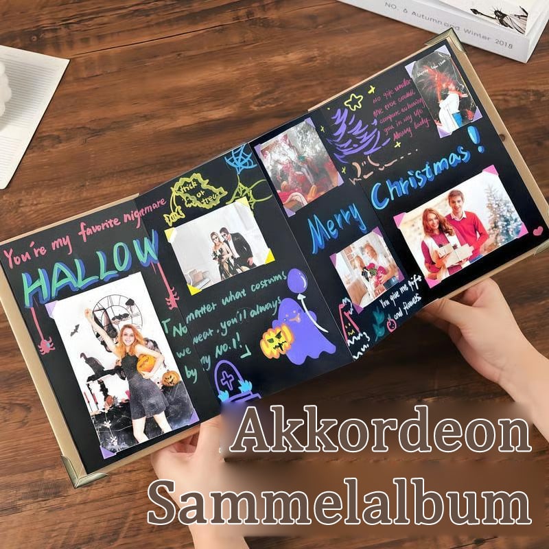 ✨Il custode dei ricordi: album scrapbook pieghevole da 230 cm