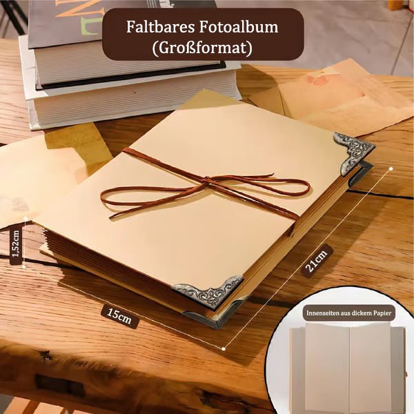 ✨Il custode dei ricordi: album scrapbook pieghevole da 230 cm