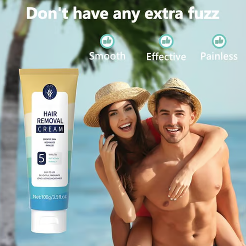 🔥Crema depilatoria indolore per tutto il corpo, per uomini e donne – Delicata sulla pelle, adatta a tutte le zone🌿