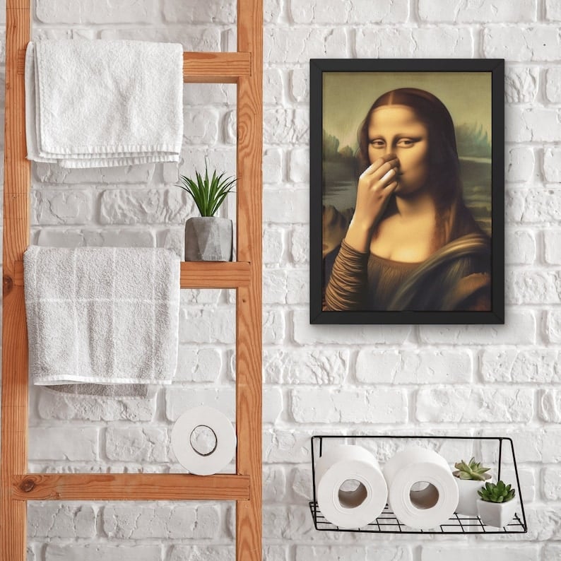 Decorazioni divertenti e retrò per il bagno/la camera da letto