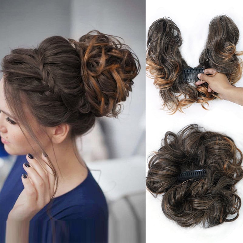 🥰Il miglior pettine laterale clip in accessori per capelli-parrucca✨