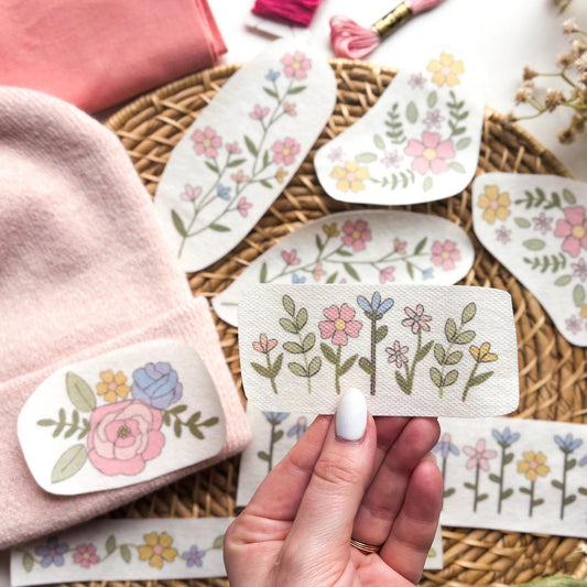 🌸Linee floreali Motivi floreali disegnati Motivi ricamati – Ricamo e cucito per principianti