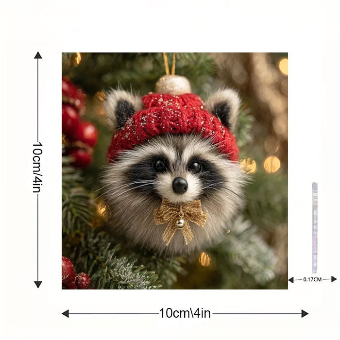 🔥Saldi natalizi 49% di sconto🎄Accoglienti decorazioni natalizie con animali del bosco - 2D🦊