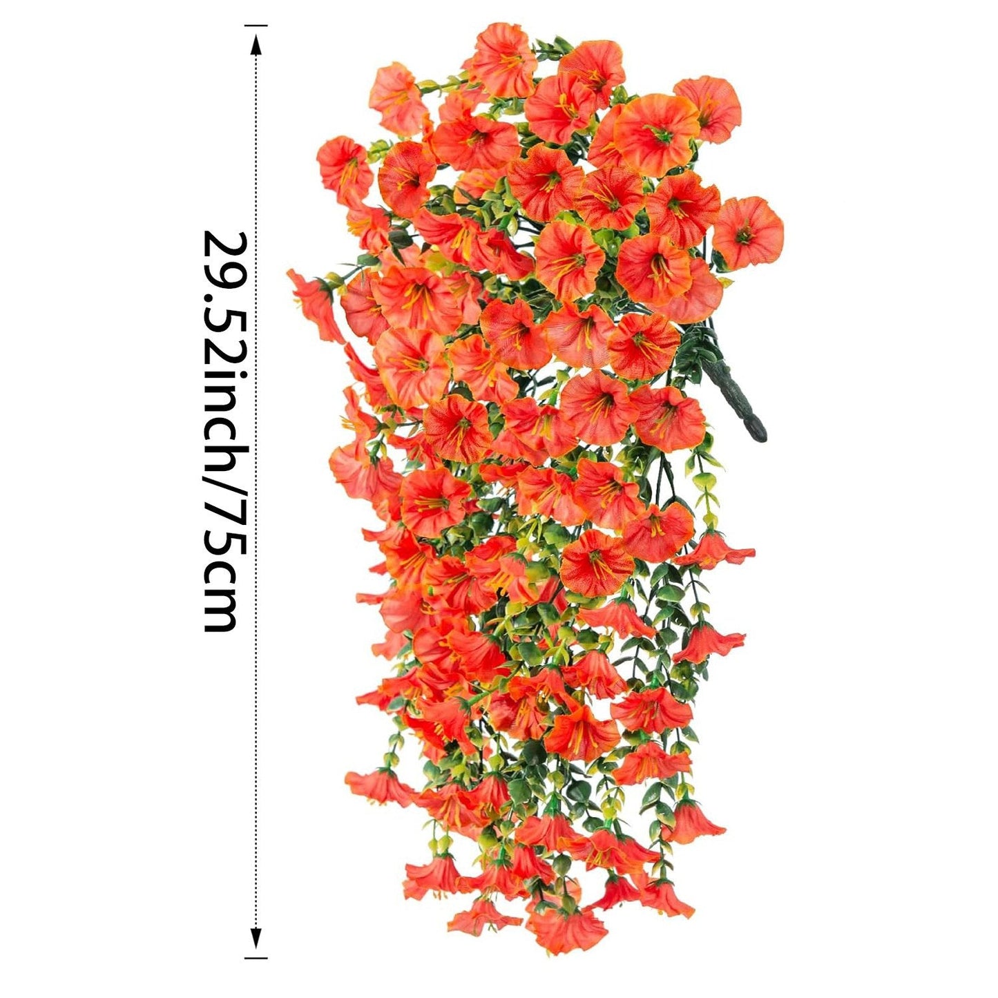 Decorazione perfetta per il giardino- 🌺 Vite di fiori artificiali appesi ornamenti