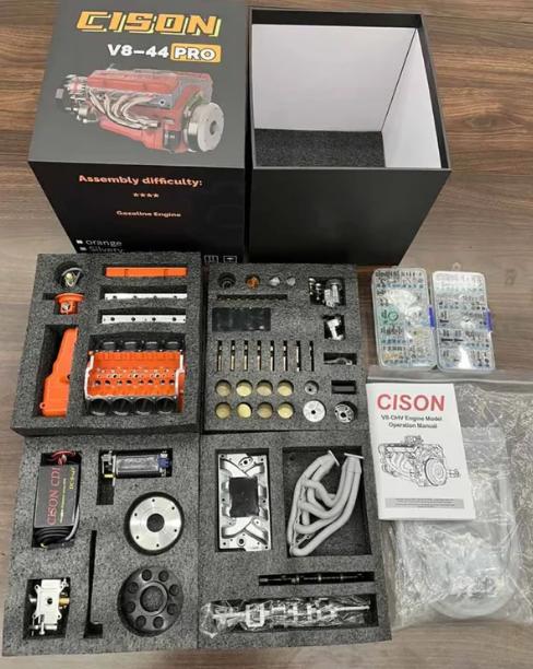 🔥 Kit di modellismo per motori a benzina V8 OHV small-block