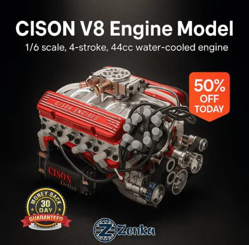 🔥 Kit di modellismo per motori a benzina V8 OHV small-block
