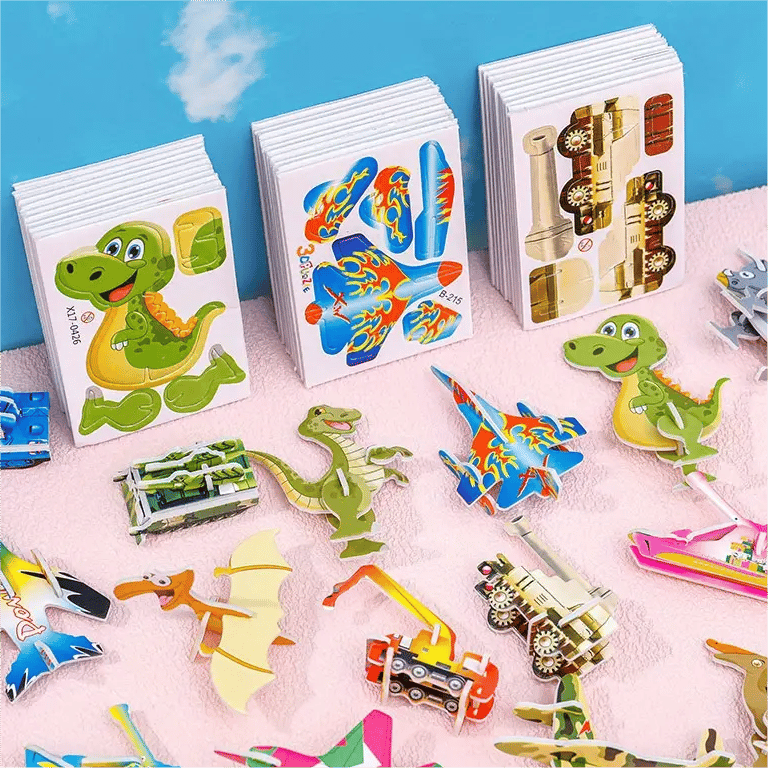 🔥Puzzle educativo in 3D con personaggi dei cartoni animati