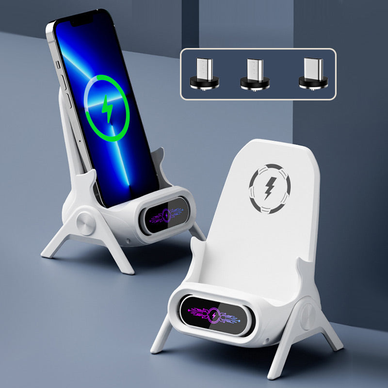 ⏳Offerta speciale a tempo limitato⏰Supporto multifunzionale per telefono con caricatore wireless veloce📱
