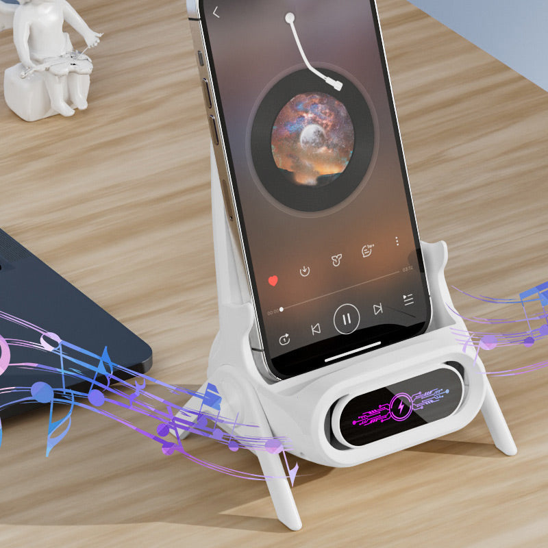 ⏳Offerta speciale a tempo limitato⏰Supporto multifunzionale per telefono con caricatore wireless veloce📱