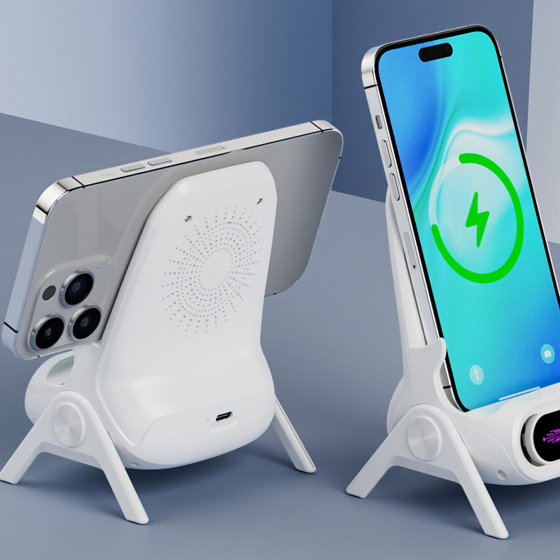 ⏳Offerta speciale a tempo limitato⏰Supporto multifunzionale per telefono con caricatore wireless veloce📱