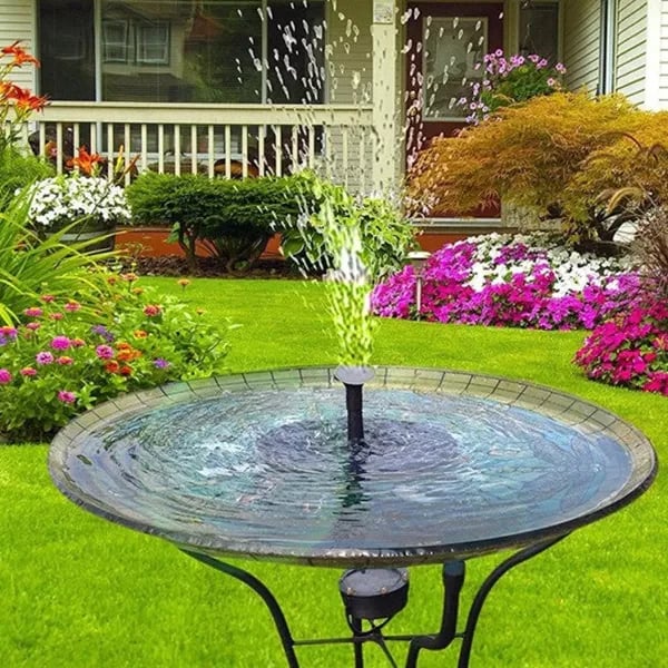 ⏳Offerta speciale a tempo limitato⏰ Pompa solare compatta per fontana a forma di uccellino – Dai vita al tuo giardino! 🐦️