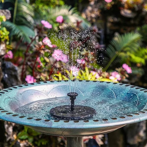 ⏳Offerta speciale a tempo limitato⏰ Pompa solare compatta per fontana a forma di uccellino – Dai vita al tuo giardino! 🐦️