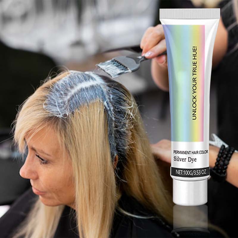 Tinta per capelli grigi 2 in 1 con estratto di essenza natural