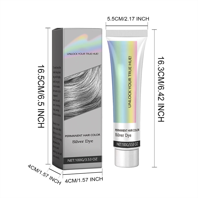 Tinta per capelli grigi 2 in 1 con estratto di essenza natural