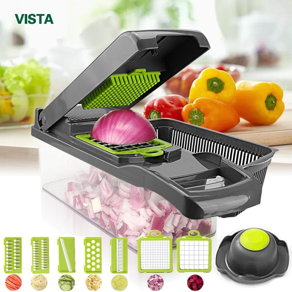 Taglia verdure multifunzionale | Set da 14 pezzi🥗 (🔥50% di sconto)