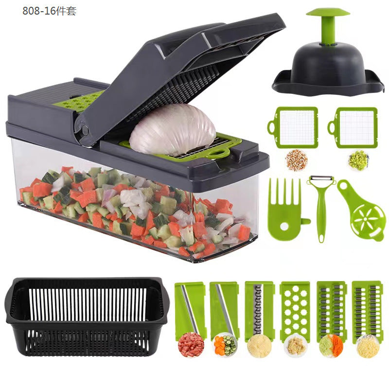 Taglia verdure multifunzionale | Set da 14 pezzi🥗 (🔥50% di sconto)