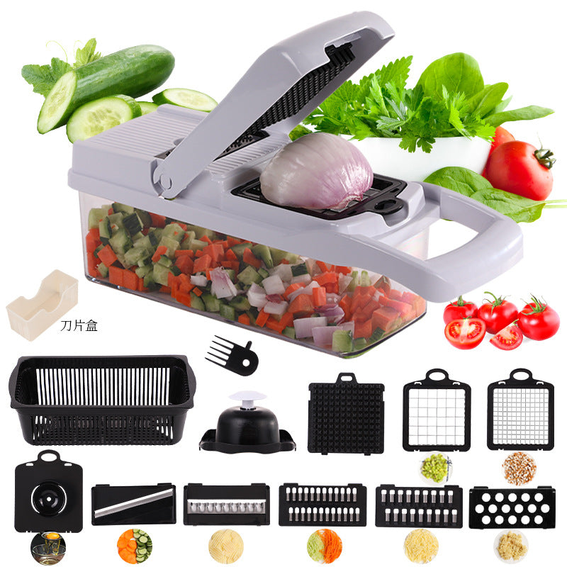 Taglia verdure multifunzionale | Set da 14 pezzi🥗 (🔥50% di sconto)