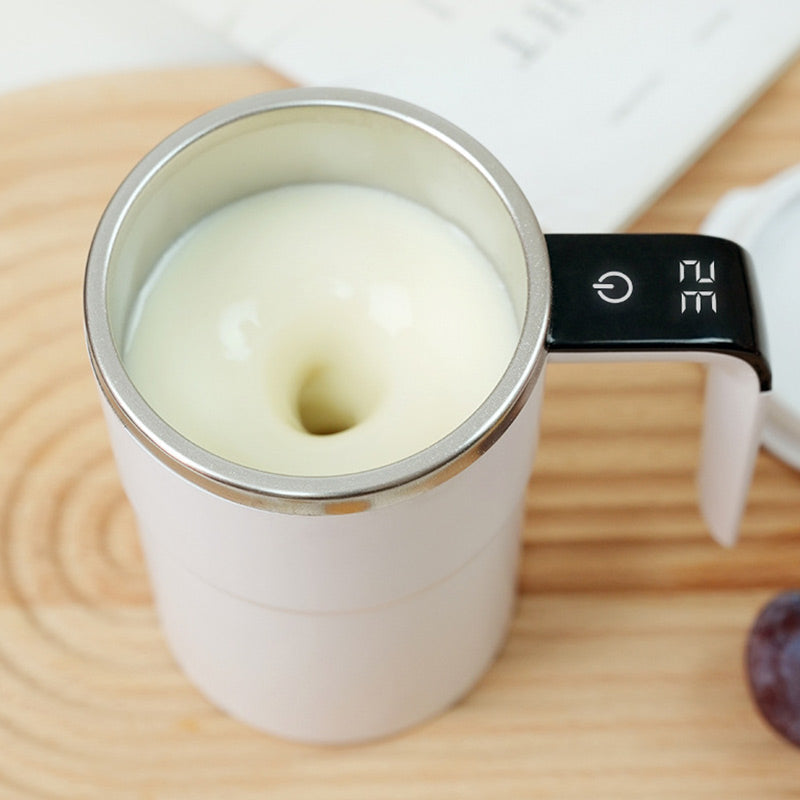🔥Smart Magnetic Stirring Mug – miscelatore per bevande autorefrigerante con display della temperatura🌀