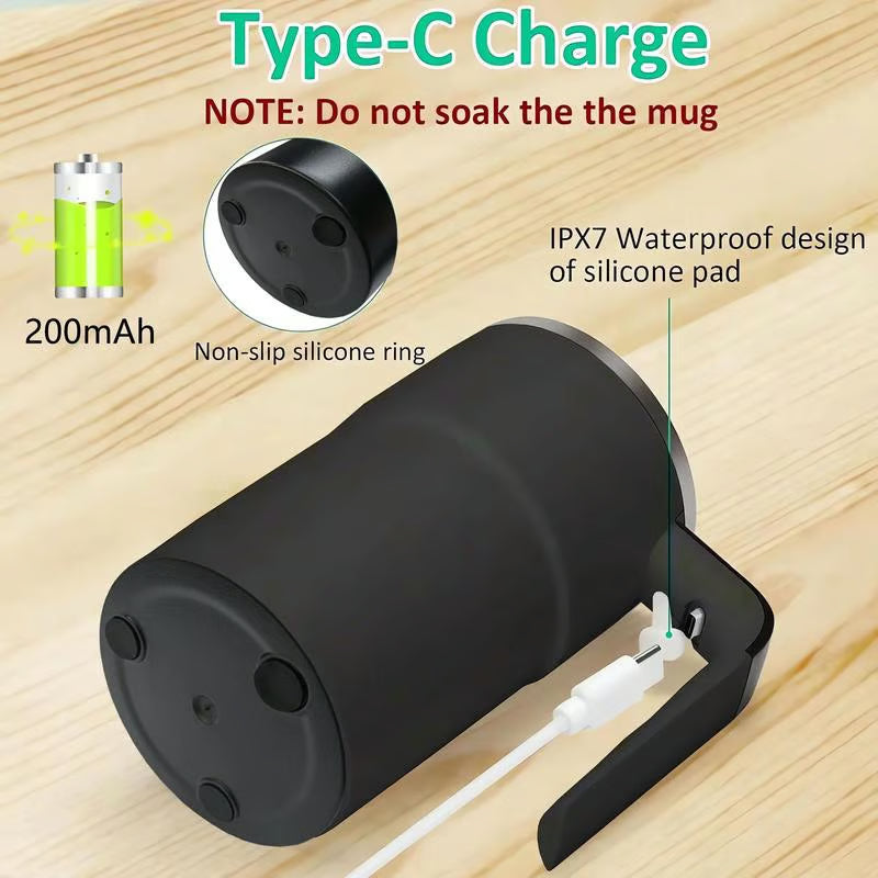 🔥Smart Magnetic Stirring Mug – miscelatore per bevande autorefrigerante con display della temperatura🌀