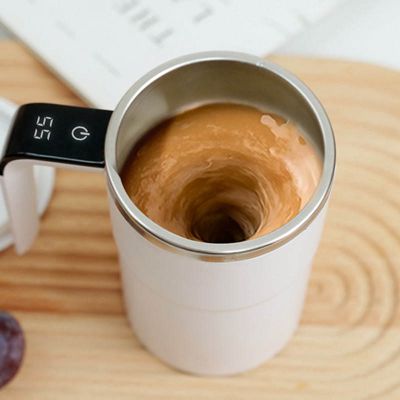 🔥Smart Magnetic Stirring Mug – miscelatore per bevande autorefrigerante con display della temperatura🌀