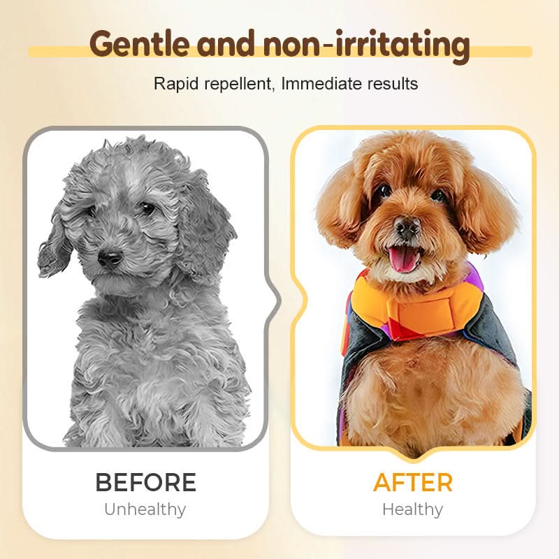 Spray antipulci e antizecche per cani e gatti