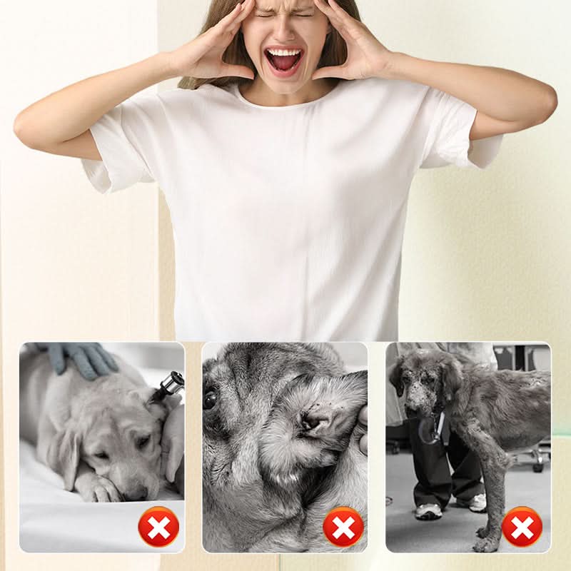Spray antipulci e antizecche per cani e gatti