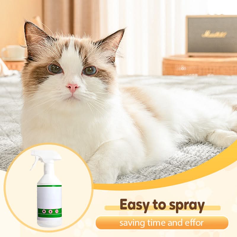 Spray antipulci e antizecche per cani e gatti
