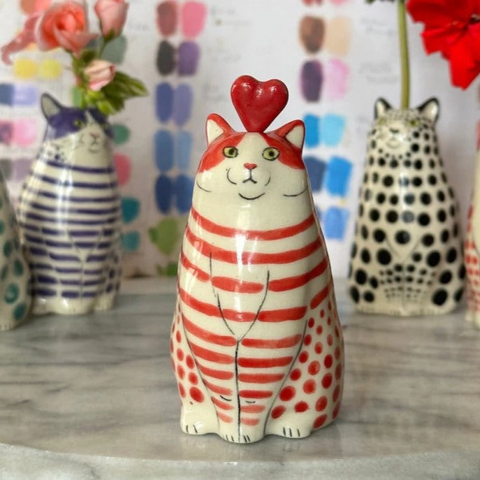 ⏳ Offerta speciale a tempo limitato ⏰ Vaso con gatto a pois🐱