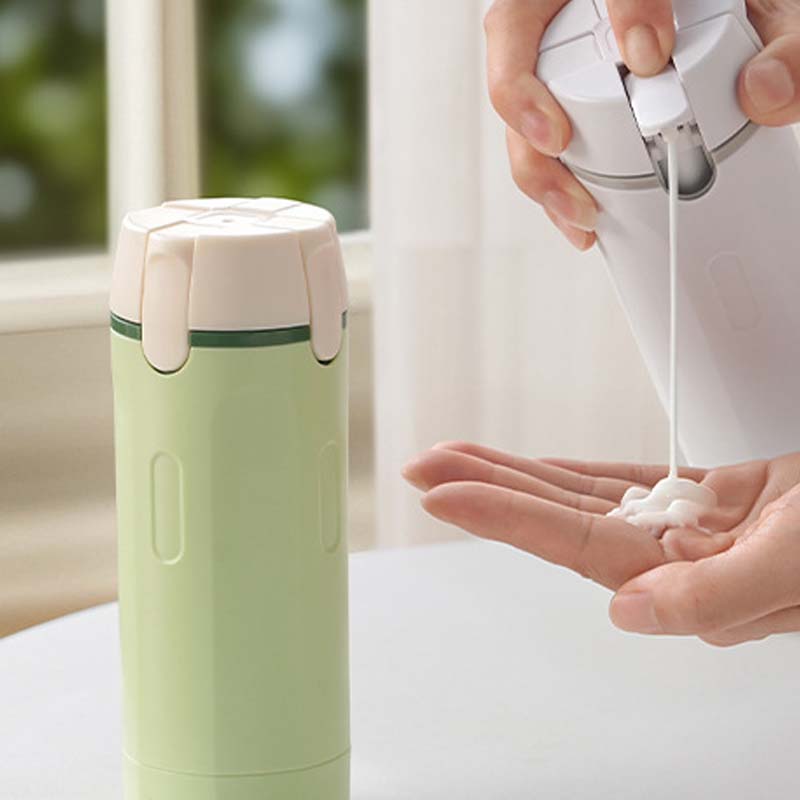 📢📢50% di sconto! 🧳Flaconi dispenser da viaggio ricaricabili 4 in 1: compatti, ermetici e super pratici ✈️🧴
