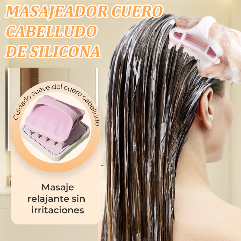 🔥🎁Nuovo 50% DI SCONTO🔥Massaggiatore per cuoio capelluto in silicone
