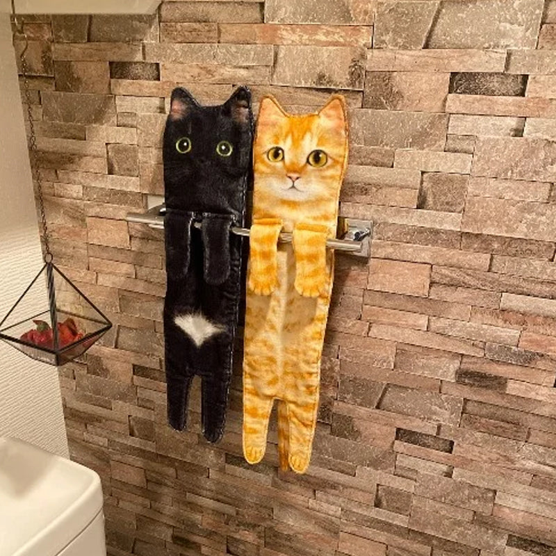 ✨😺Asciugamano con gattino🐾