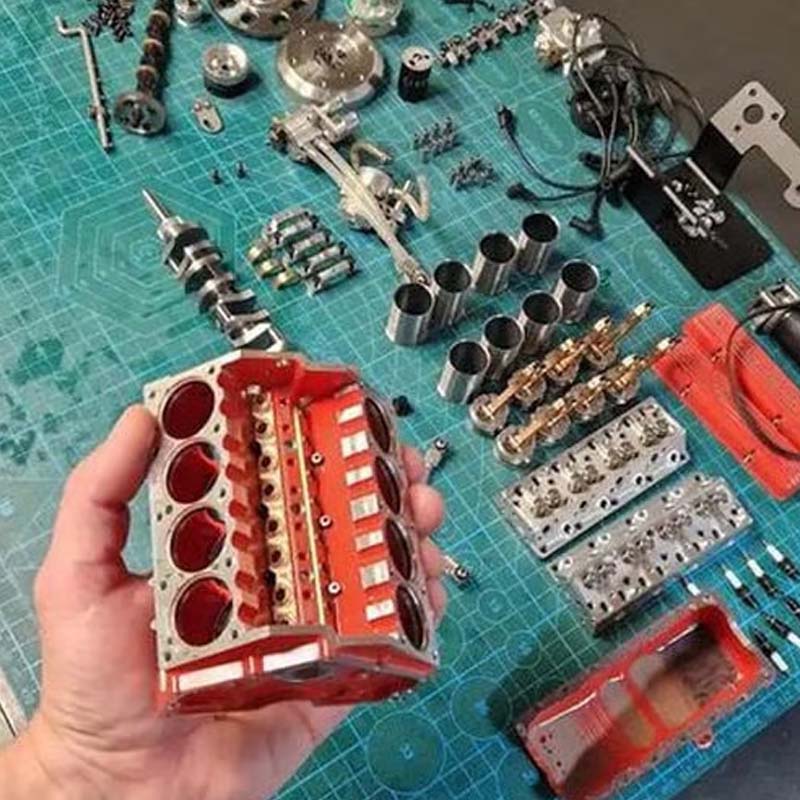 🔥 Kit di modellismo per motori a benzina V8 OHV small-block